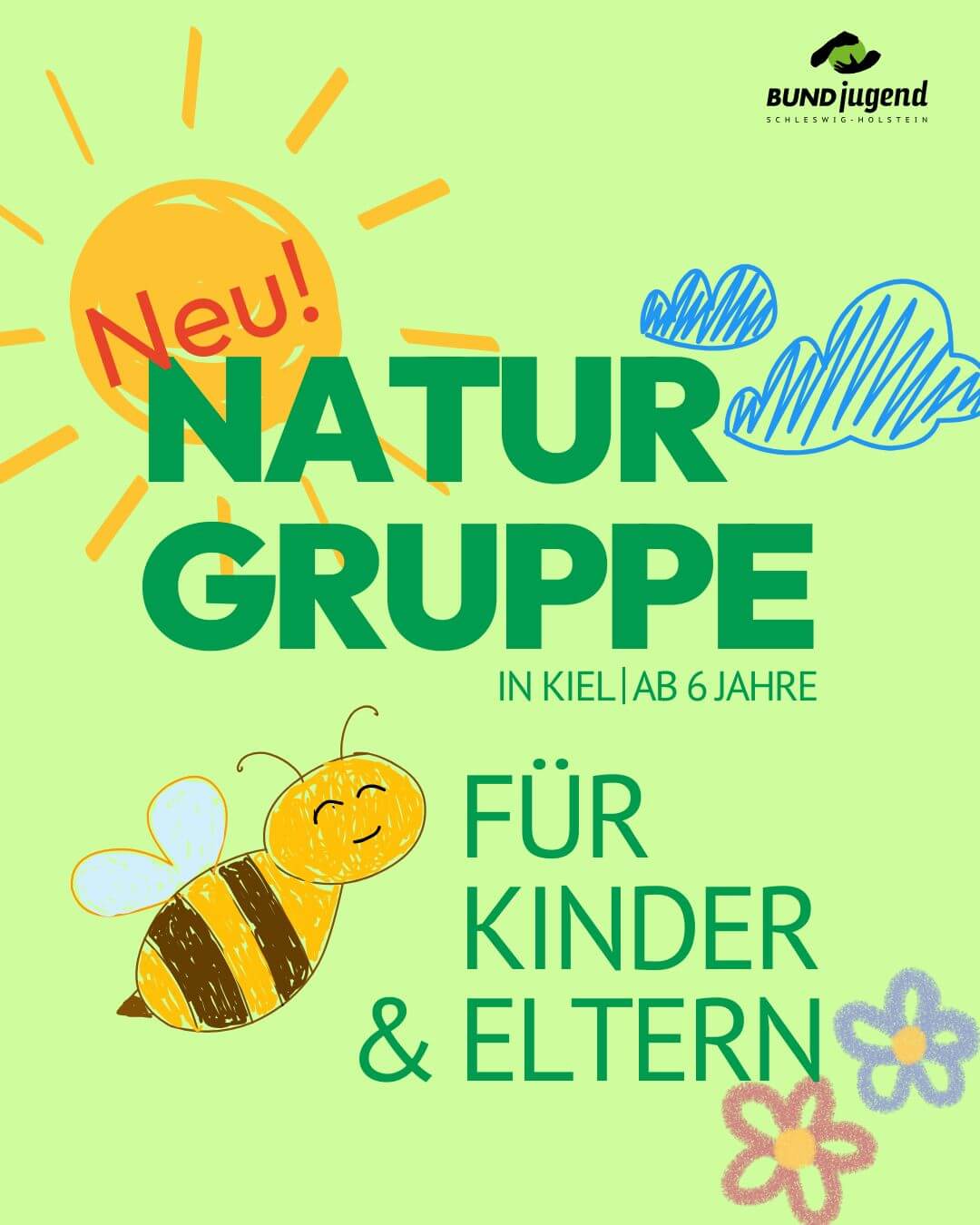 Neue Naturgruppe in Kiel für Kinder ab 6.